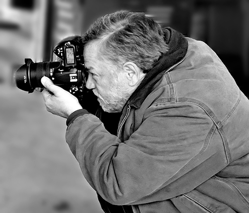 Mark Lindquist - Photographer.  Photo By John McFadden.